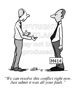 conflict resolution cartoons