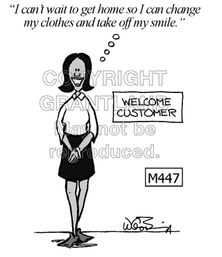 customer service cartoons M447