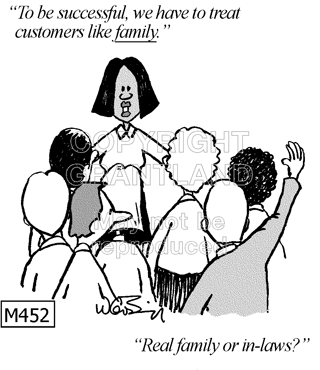 customer service cartoons M452