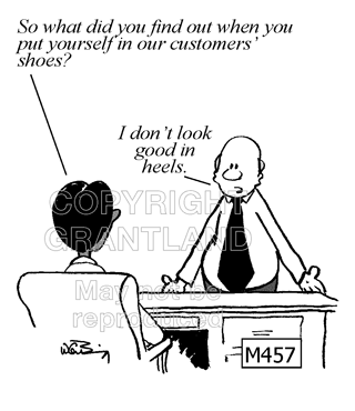 customer service cartoons M457